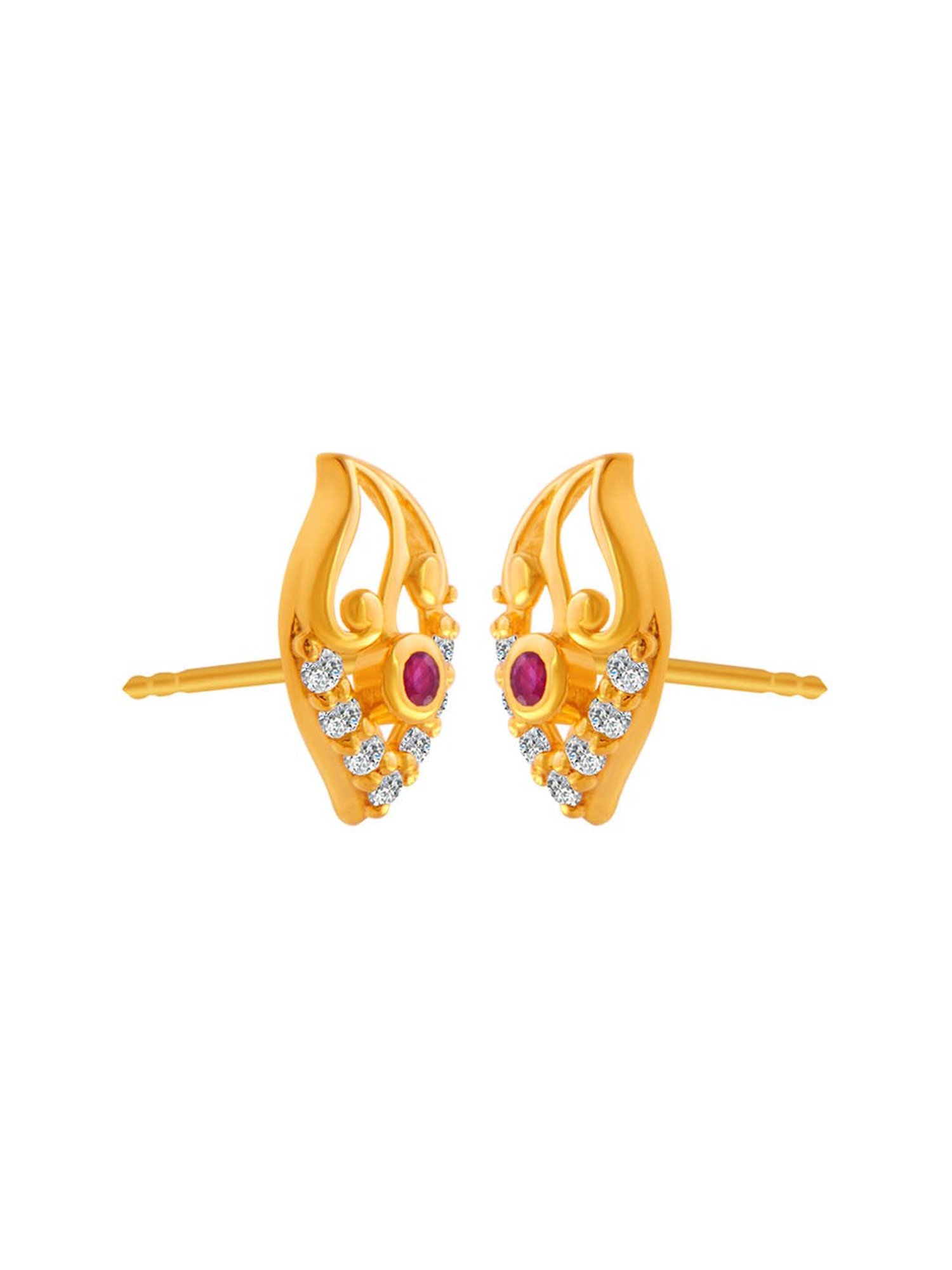 CKC Opulent Multi-Tiered Gold Jhumka Eardrops