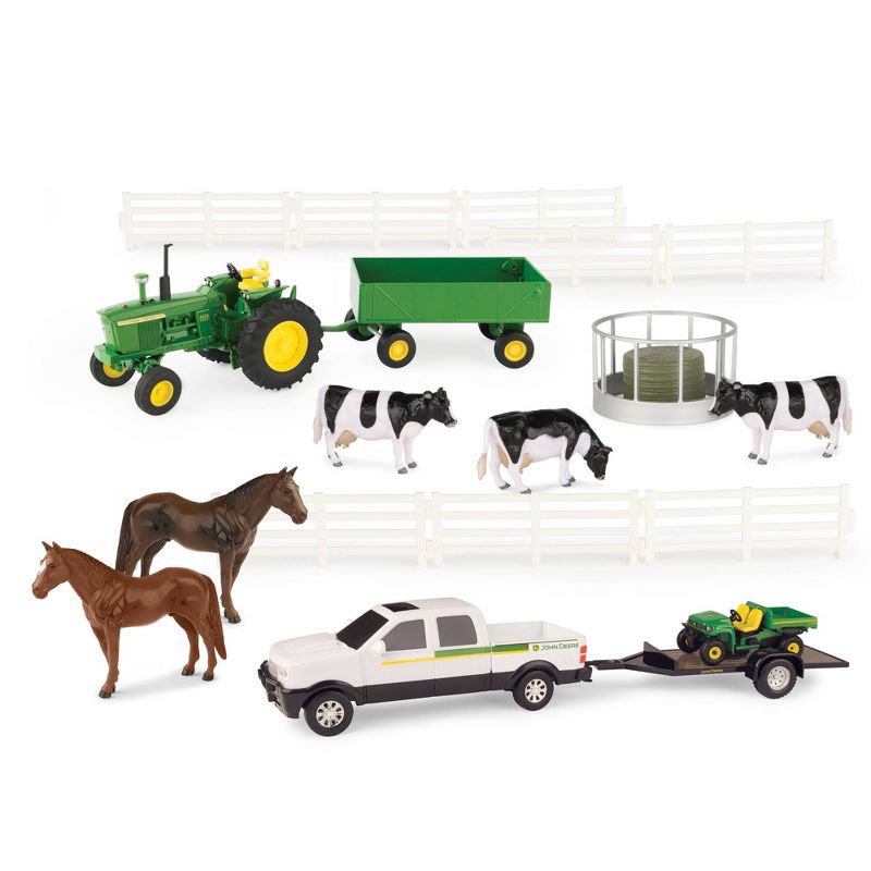 TOMY John Deere 1:32 Scale 20 Piece Farm Playset