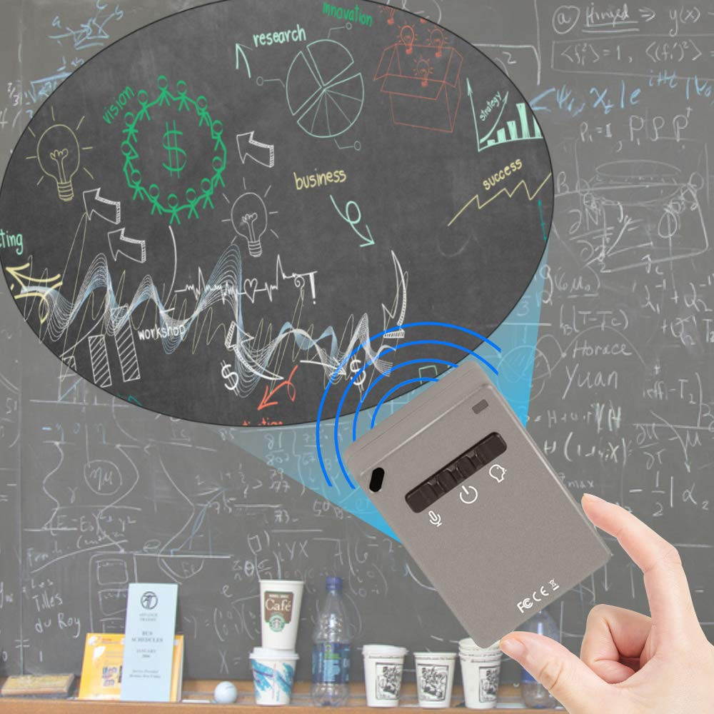 Digital Voice Recorder,eoqo Voice Activated Audio Recorder Playback by 3.5mm Plug Earphone - 15 hours Voice Recording - Sound Voice Recorder with 16GB Memory Card