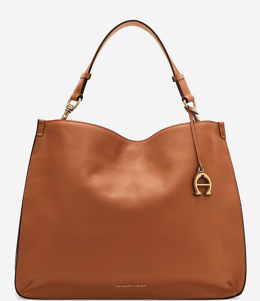 Etienne Aigner Alexandra Pebble Nappa Leather Hobo Bag