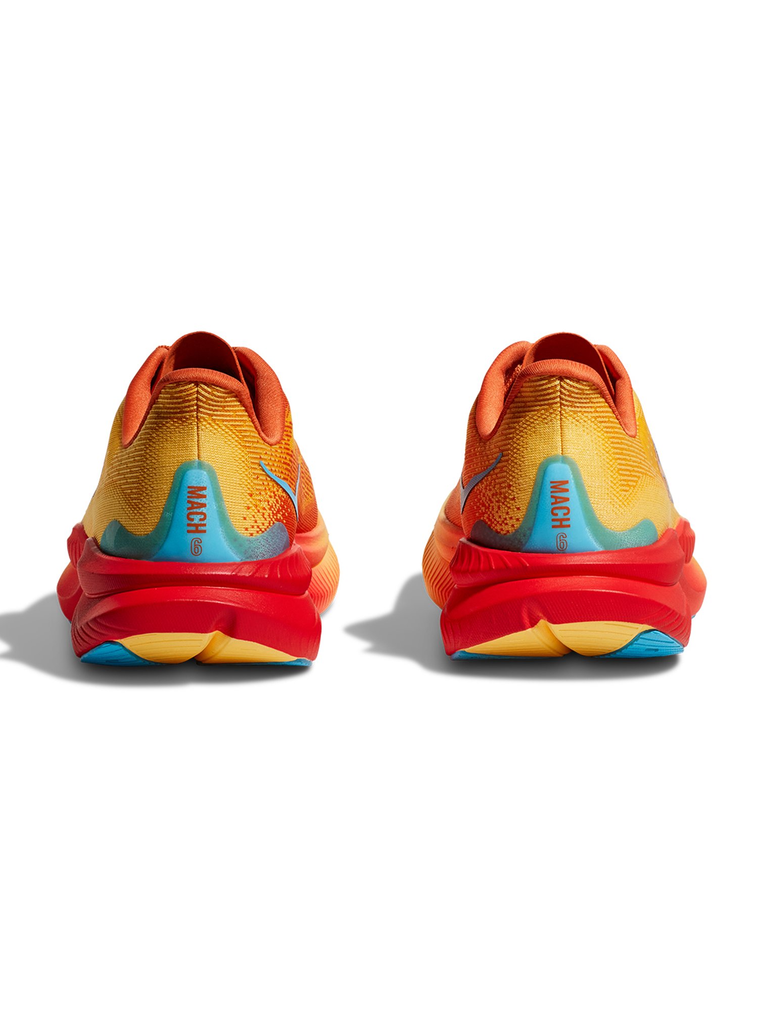 Hoka Women's W MACH 6 Poppy & Squash Running Shoes