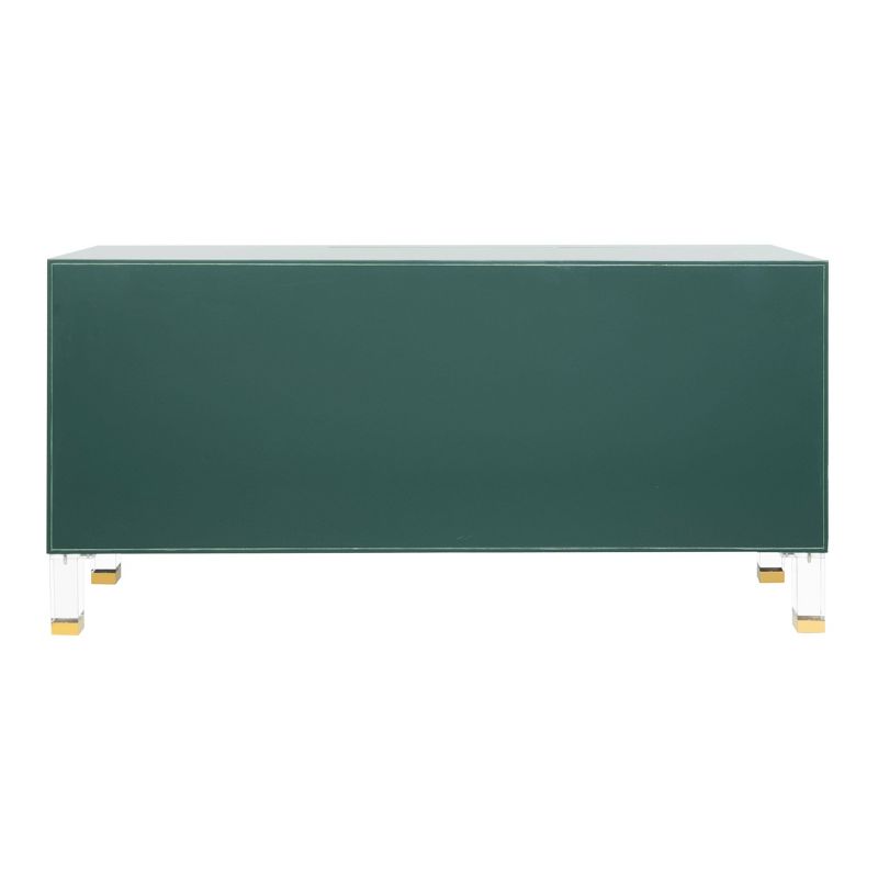 Saturn Wave Acrylic Sideboard Moss - Safavieh