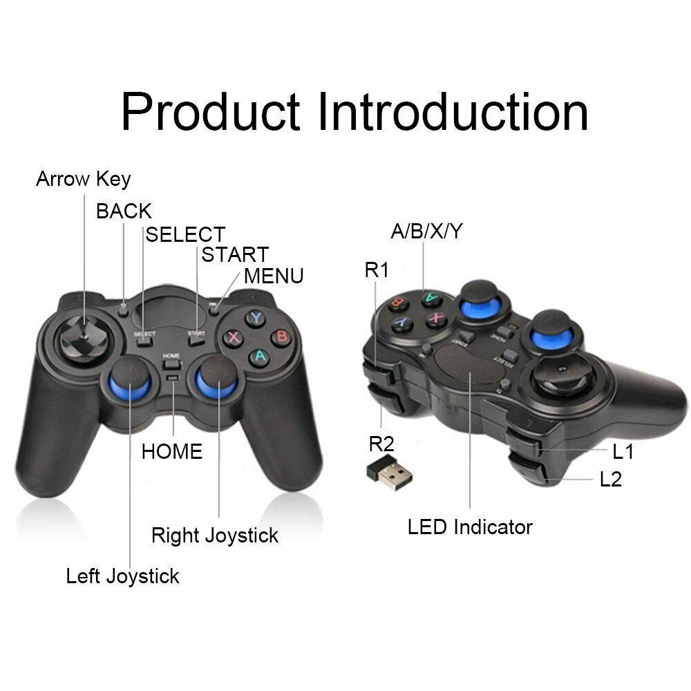 2.4G Wireless Controller Gaming Gamepad Joystick  for Android Tablet Phone PC TV
