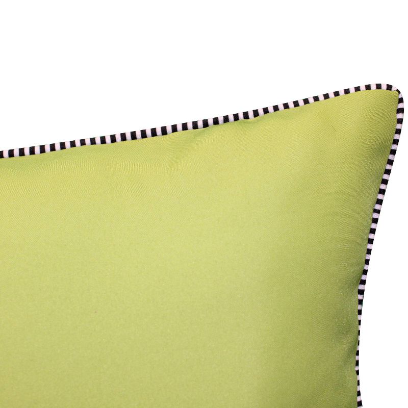 28" x 14" Dimensional Flowers Home Decorative Patio Throw Pillow - Edie@Home