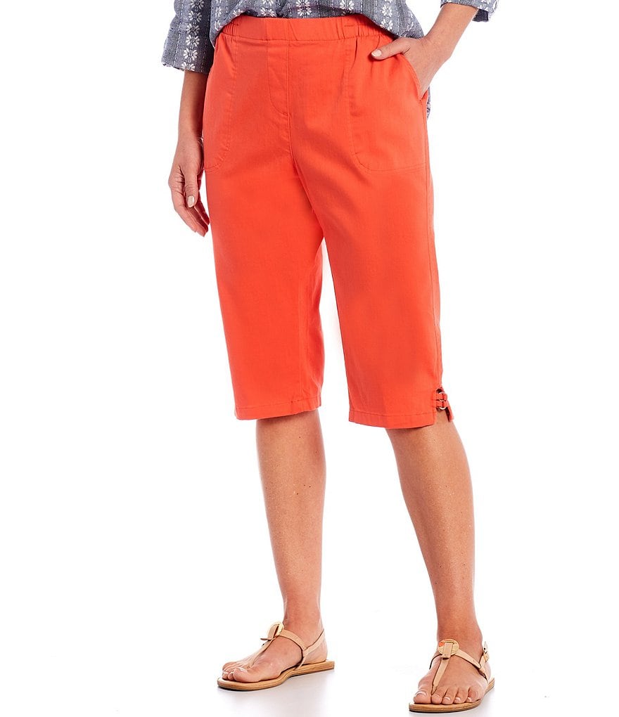 Allison Daley Petite Size True Navy Pull On Bermuda Shorts