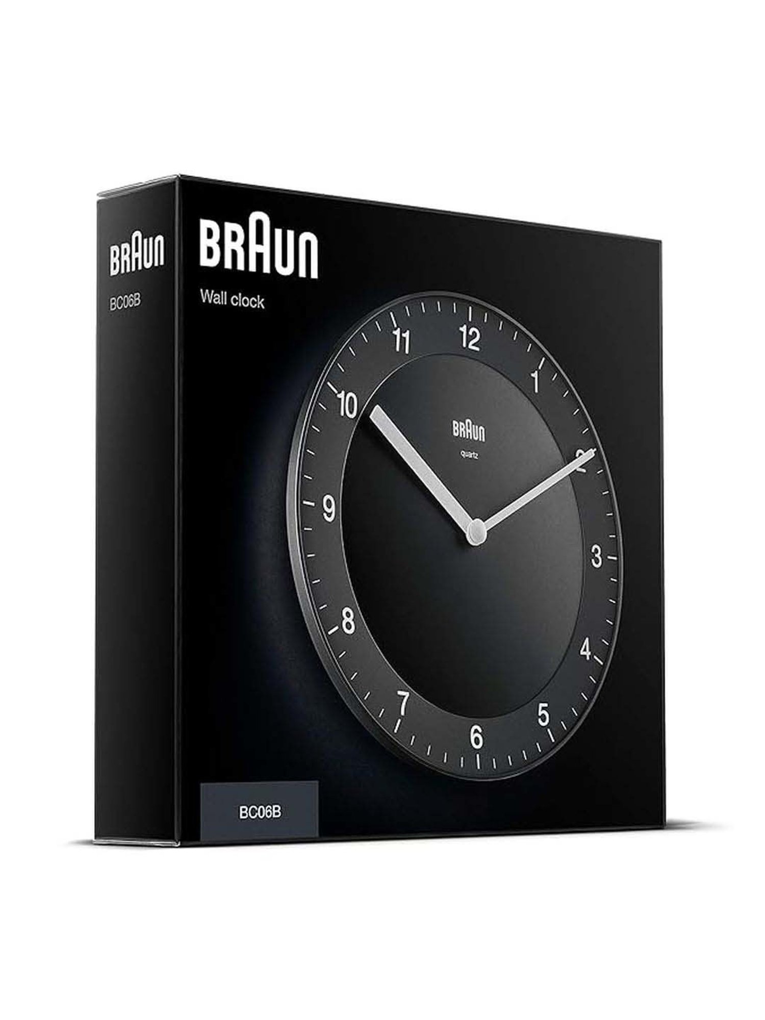 Braun Black Classic Travel Analog Alarm Clock