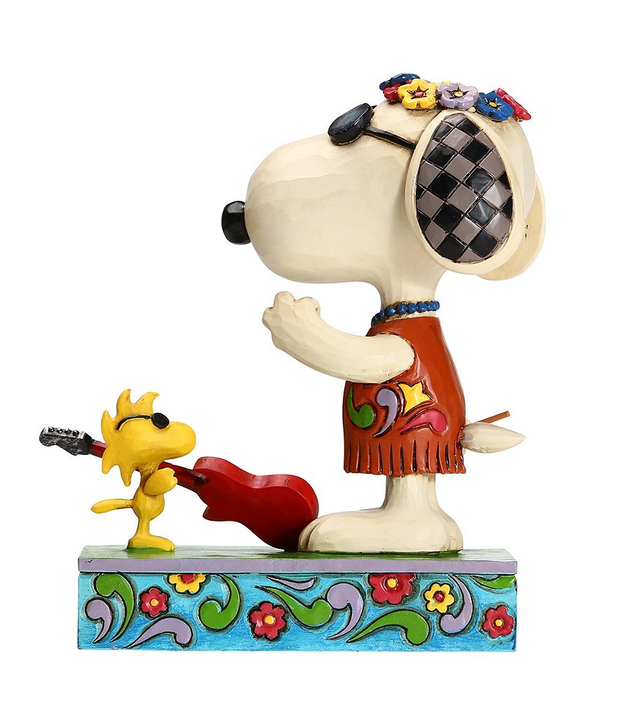 Peanuts by Jim Shore Snoopy and Woodstock Concert Critters Figurine