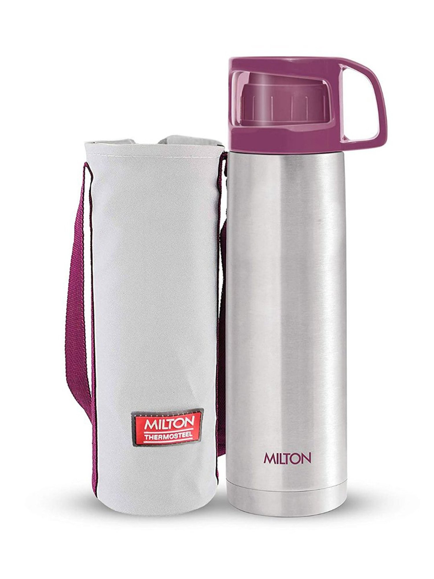 Milton Pink Stainless Steel Thermosteel Glassy Drinking Cup (0.5 L)