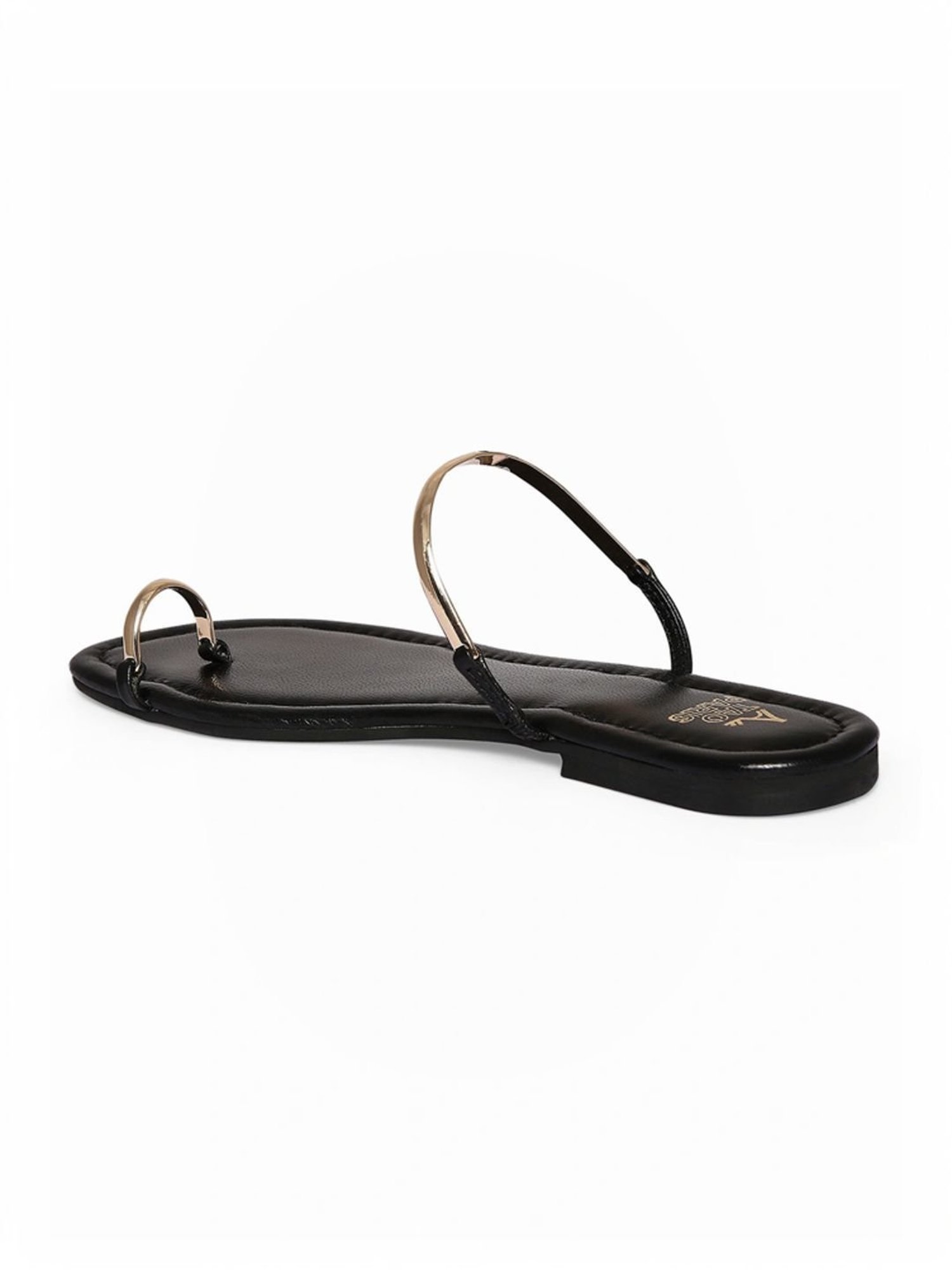 Tao Paris Women's Saylina Black Toe Ring Sandals
