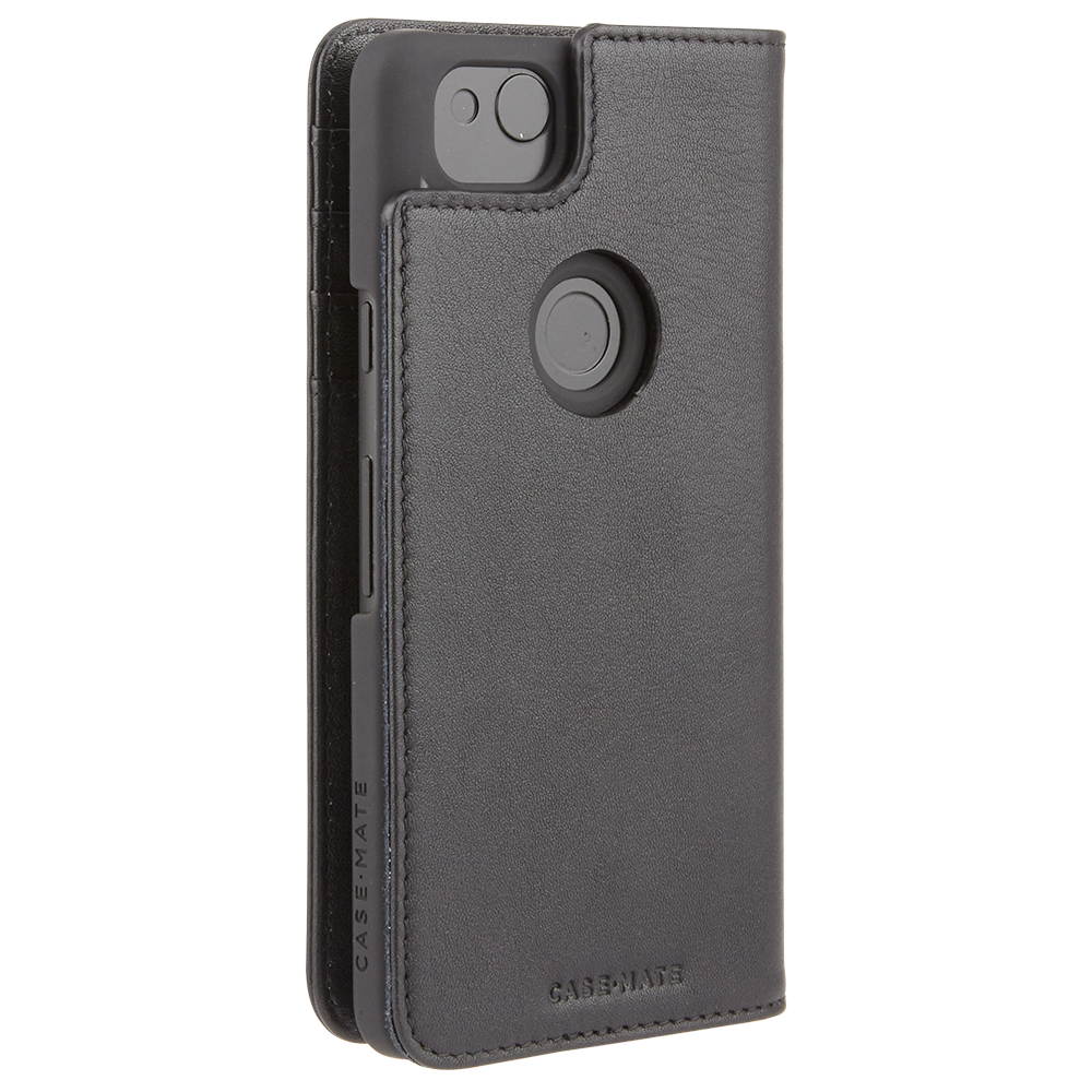Case-Mate Wallet Folio Series Leather Case Cover for Google Pixel 2 - Black