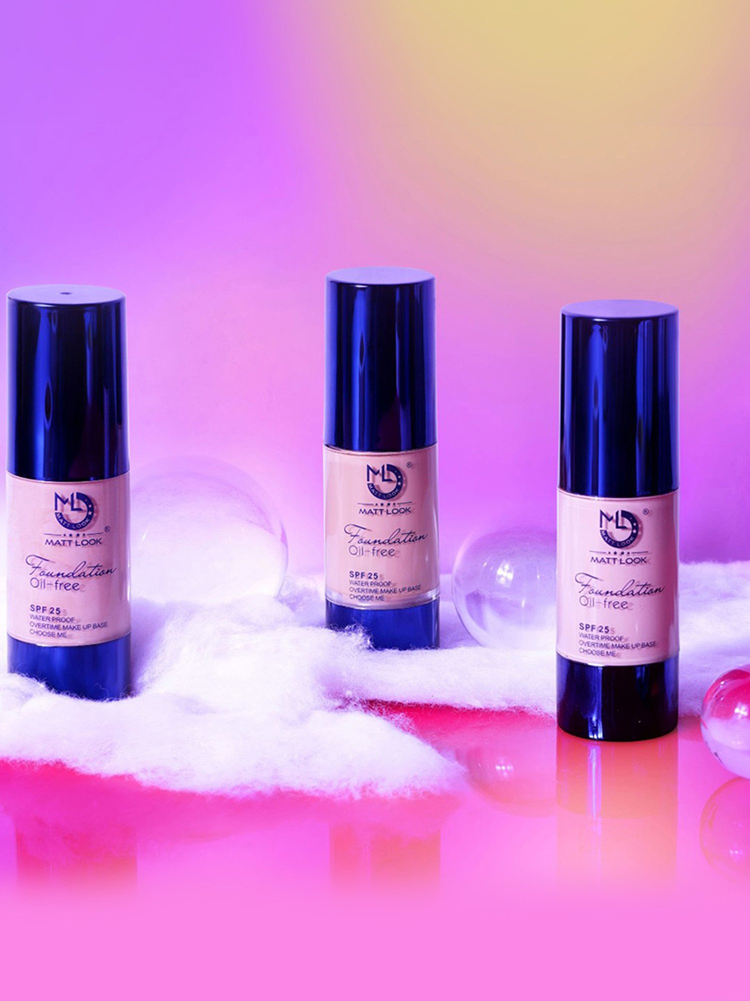 Matt Look Oil-Free Foundation SPF 25 103 - 30 gm