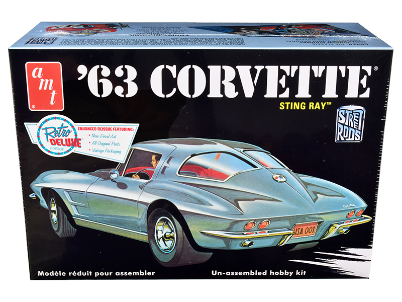 Skill 2 Model Kit 1960 Chevrolet Corvette 7-in-1 Kit 1/25 Scale Model by MPC