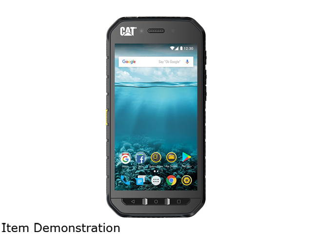 CAT S41 5" 4G LTE Rugged Waterproof Smartphone with 5000mAh Battery and 32GB ROM  and 3GB RAM, CS41-SBB-NAM-UN