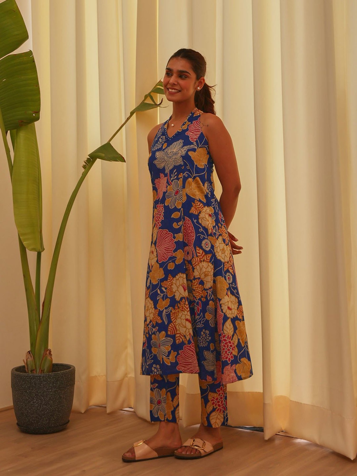 Ekohum Blue Kurta With Pants