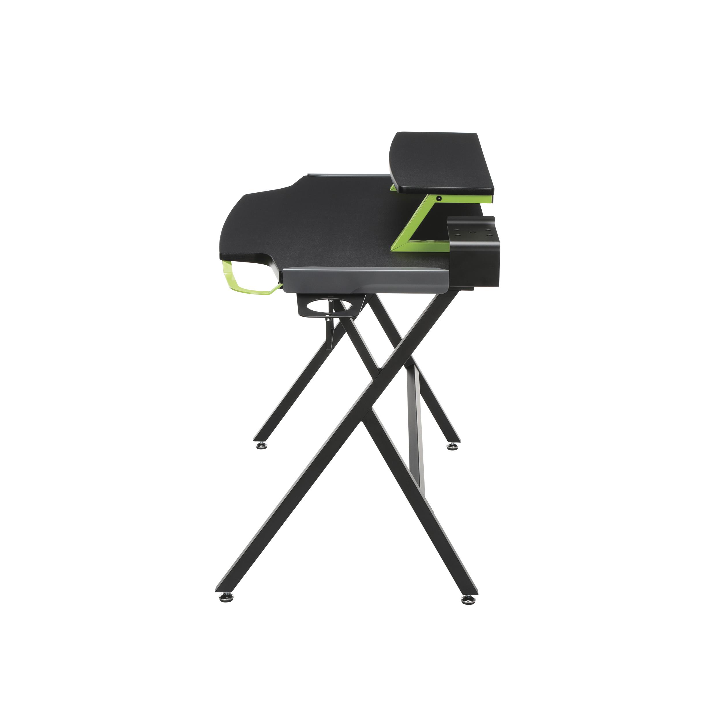 RESPAWN 1000 Gaming Computer Desk, in Green (RSP-1000-GRN)