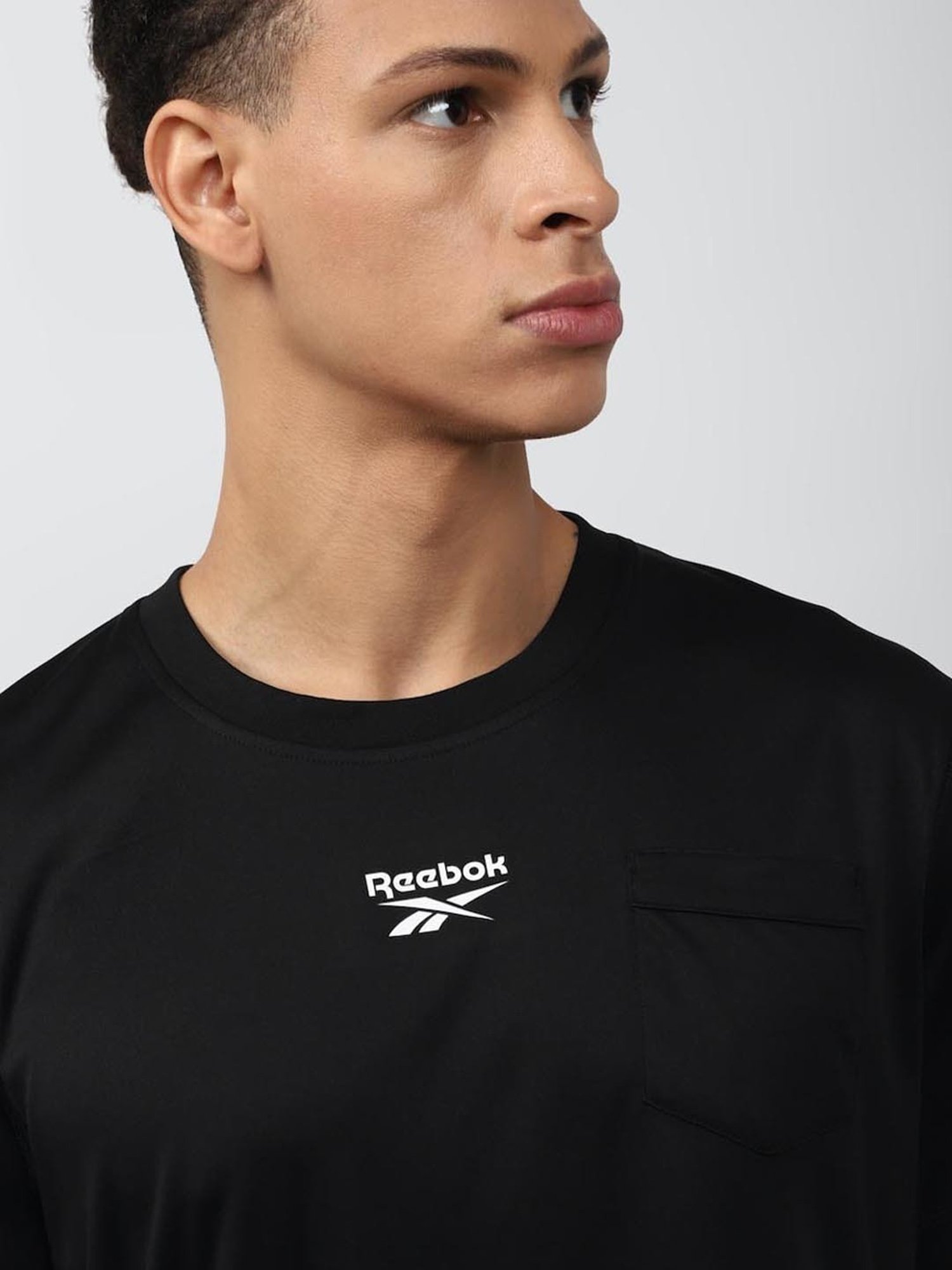 Reebok Black Slim Fit T-Shirt