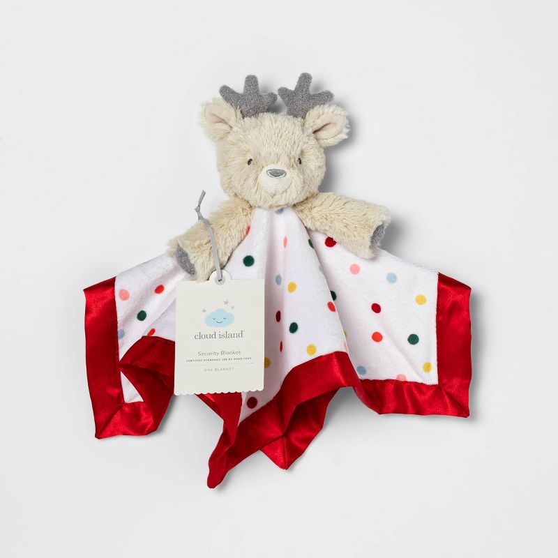 Luvable Friends Baby Plush Blanket and Security Blanket, Terrazzo Elephant, One Size