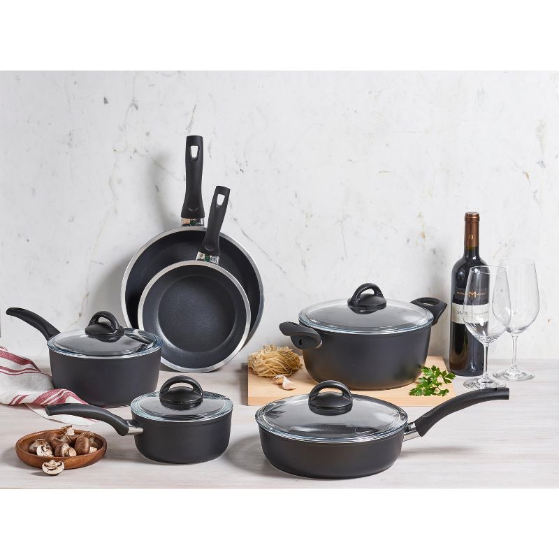 Ballarini Como Forged Aluminum 10-pc Nonstick Cookware Set