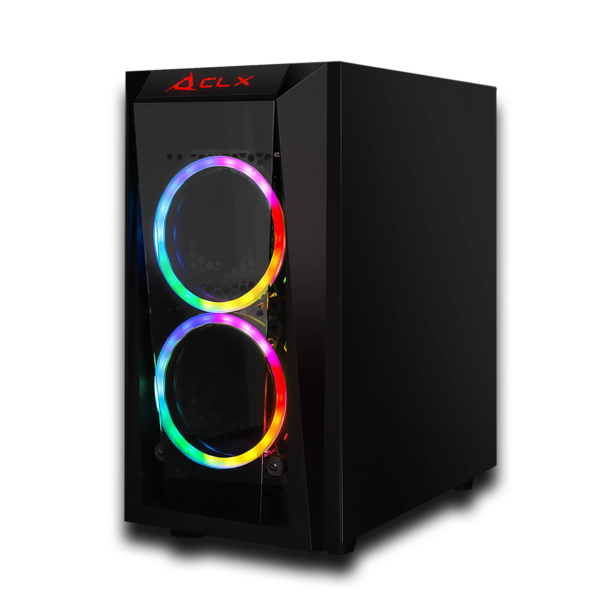 CLX SET Gaming Desktop - AMD Ryzen 7 3700X Processor, 16GB DDR4 Memory, NVIDIA GeForce RTX 3080 Graphics, 240 GB SSD, 2 TB HDD, WiFi, Windows 10 Home 64-bit