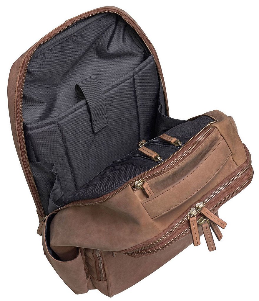 Johnston & Murphy Leather Backpack