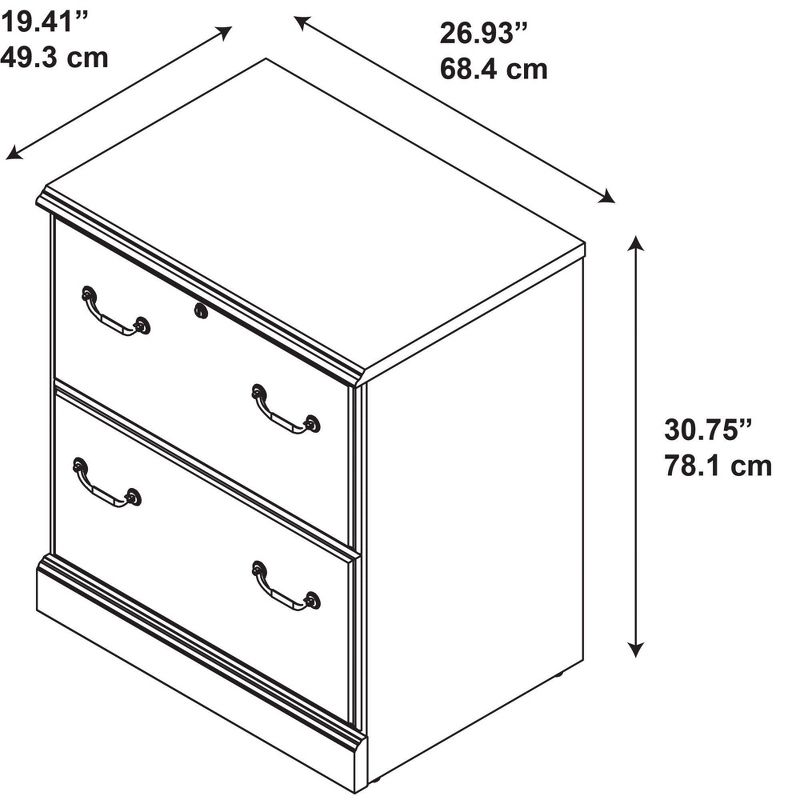 Bennington 2 Drawer File from Kathy Ireland Home - Bush Furniture
