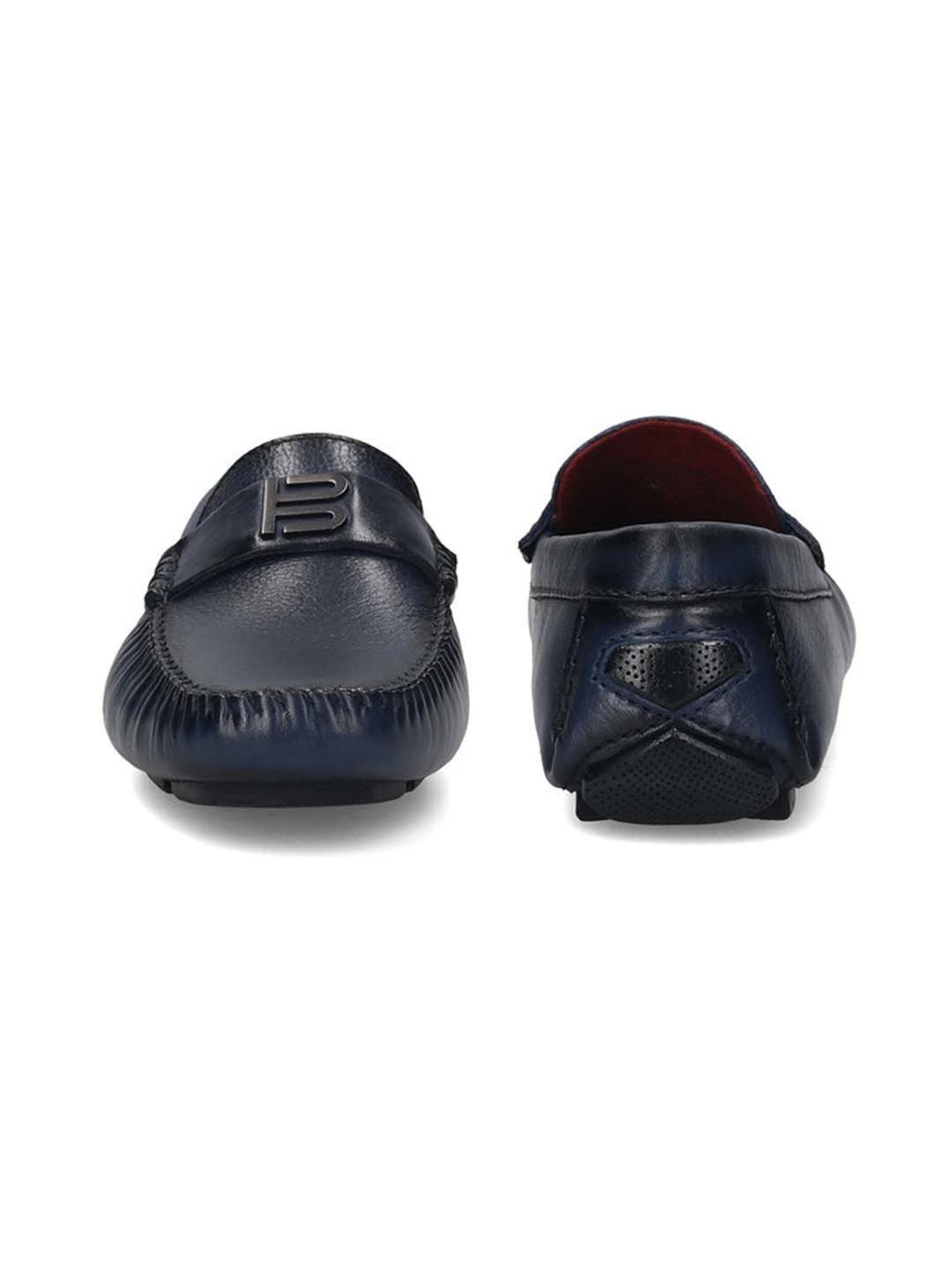 BAGATT Men's Hexa Blue Casual Loafers