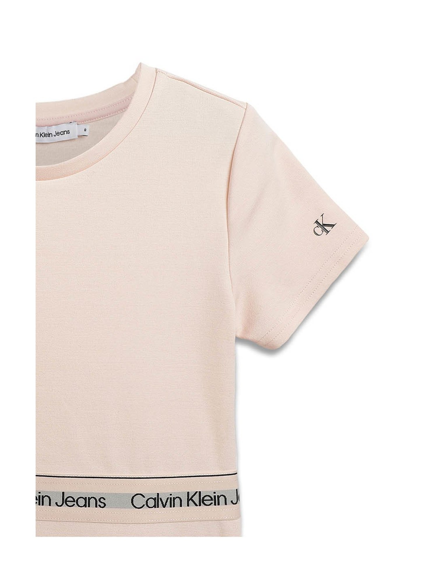 Calvin Klein Jeans Kids Creole Pink Logo Regular Fit Dress