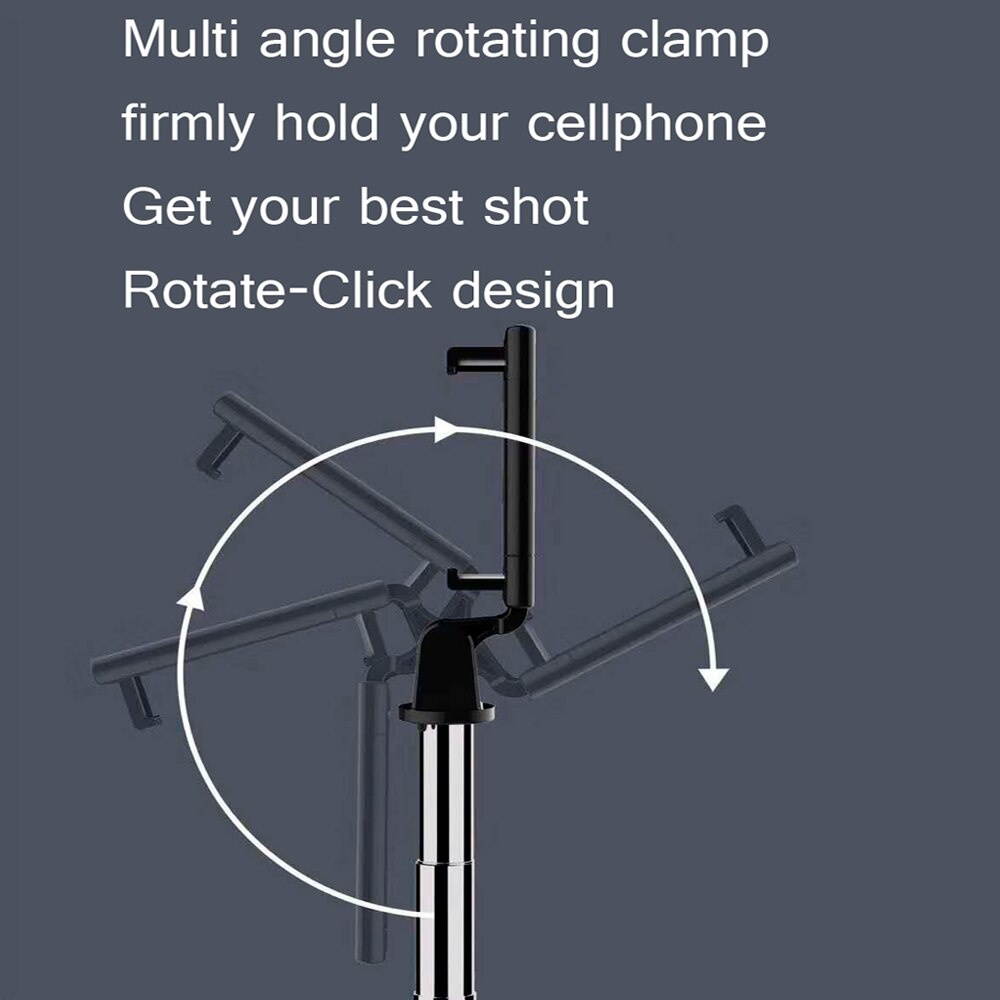 Remote Extendable Mini Tripod Wireless Bluetooth Selfie Stick for iphone/Android/3 in 1Foldable Handheld Monopod Shutter