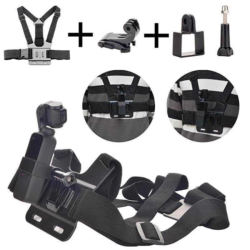 Kit for Dji OSMO Pocket/Pocket 2, Handheld Mount Adapter Tripod Case Expansion Phone Bracket Screen Protector for Osmo Pocket/Pocket 2