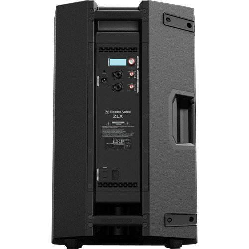Electro-Voice ZLX-15P 15" 2-Way Powered Loudspeaker / (2) ZLX15P Cover / (2) Xlr to Xlr Cables 20ft ea / (Pair) Speaker Stand w/ Bag