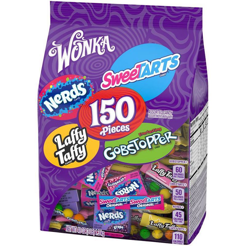 SweeTARTS, Nerds, Laffy Taffy and Gobstopper Mix Ups Variety Pack - 150ct