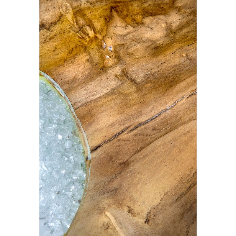 Menlo Teak Accent Table Brown - East At Main