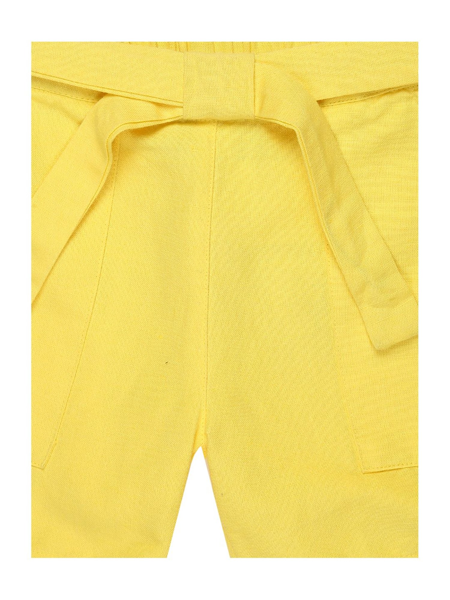 HELLCAT Kids Yellow & Navy Printed Shorts (Pack Of 2)