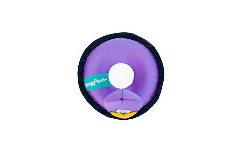 ZippyPaws - Floaterz, Outdoor Floating Squeaker Dog Toy - Walrus, Purple