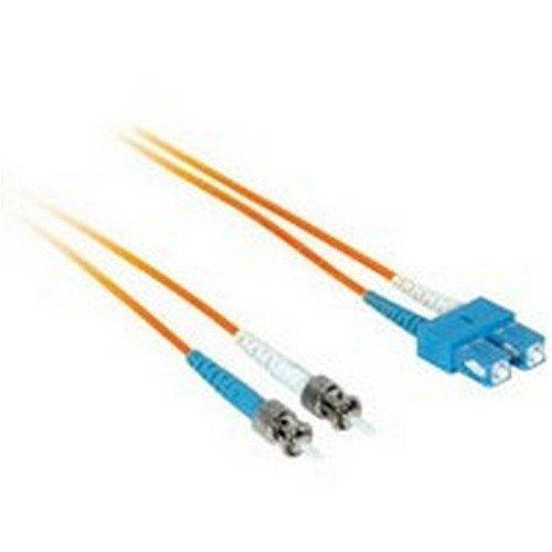C2G/Cables to Go 37861 SC/ST Plenum-Rated Duplex 50/125 Multimode Fiber Patch Cable (30 Meter, Orange)