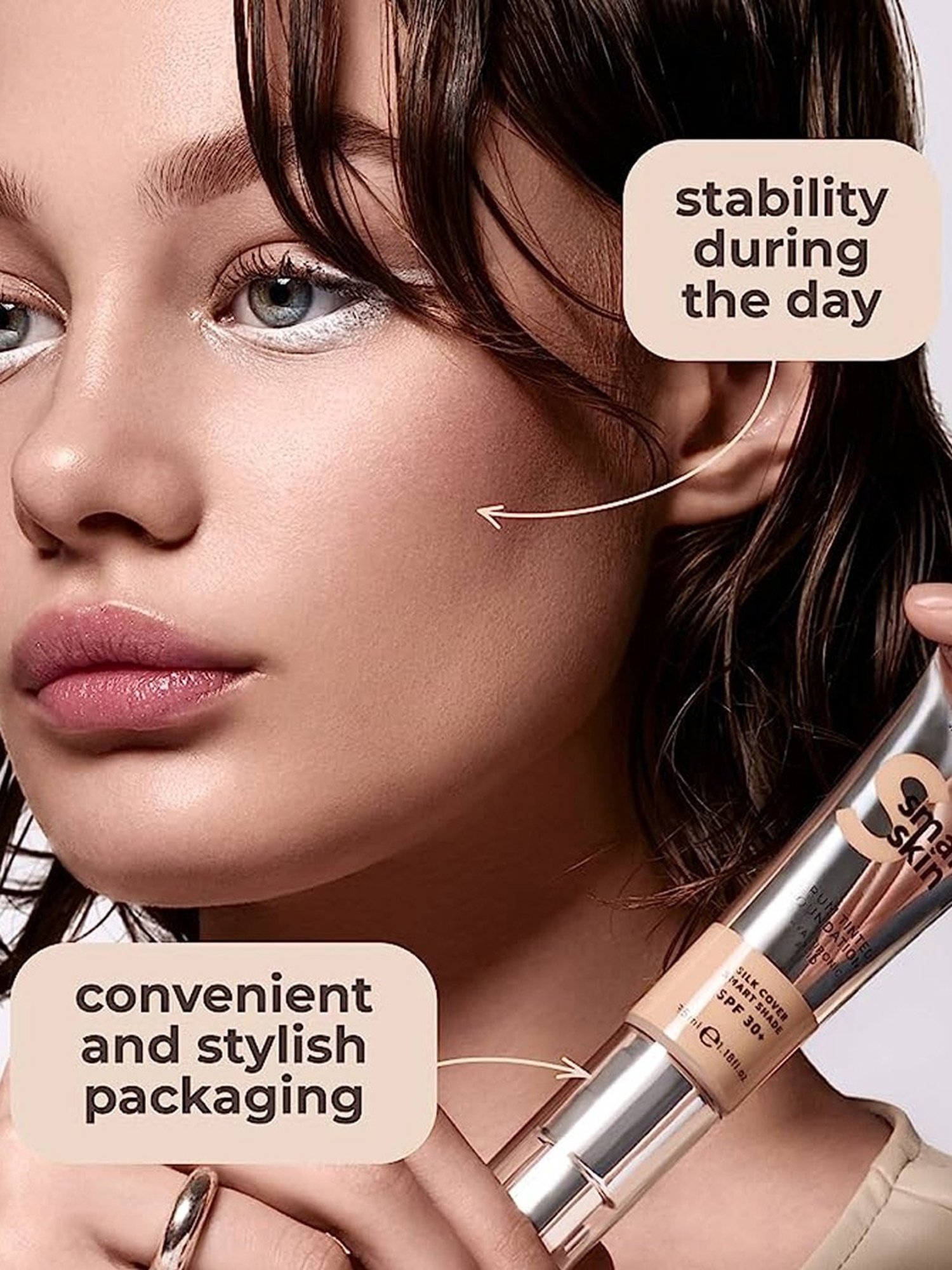 Lamel Smart Skin Serum Tinted Foundation SPF 30 + 403 Ivory - 35 ml