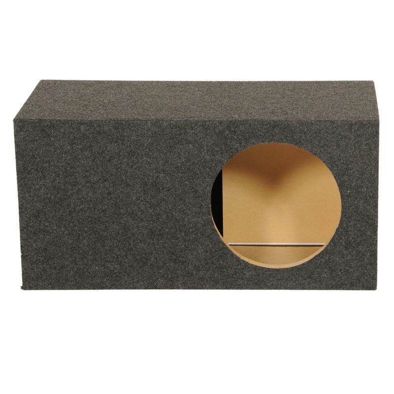 QPower Single 12 Inch SPL XL Heavy-Duty Side Ported Subwoofer Enclosure HD112VL