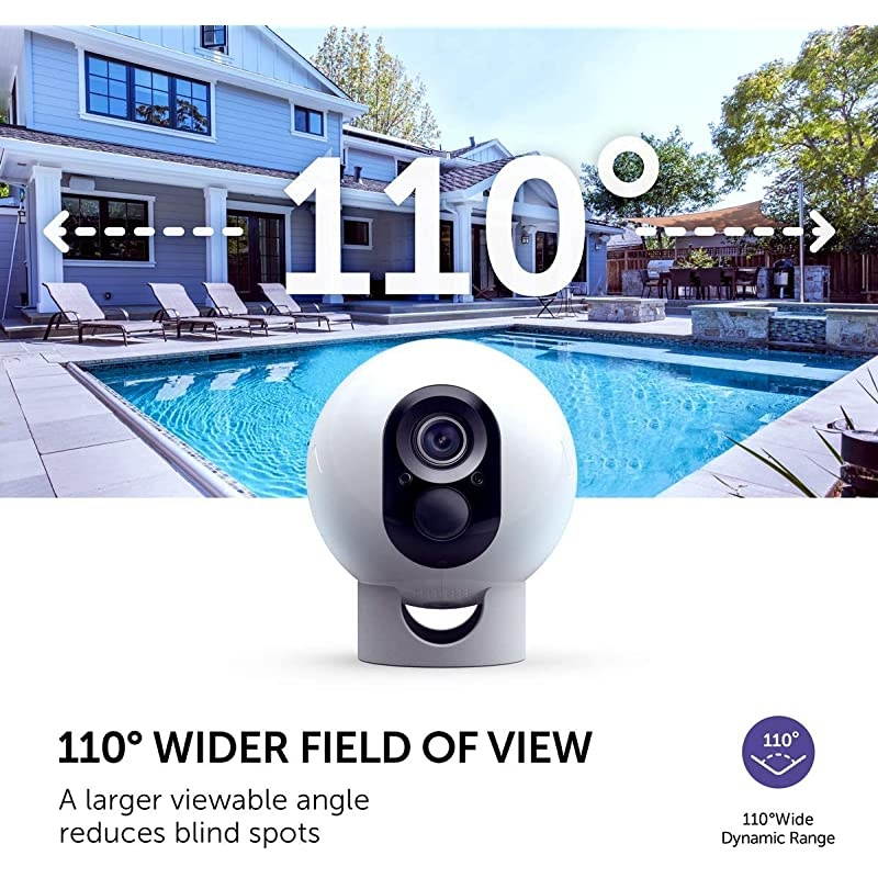 Security Camera Outdoor,  Wireless Cam Pro 1080P (SD Card Included), Home Security Camera System with APP, Motion Detection, Rechargeable, 2-Way Audio, IP66 , Local & Cloud Storage, Night Vision