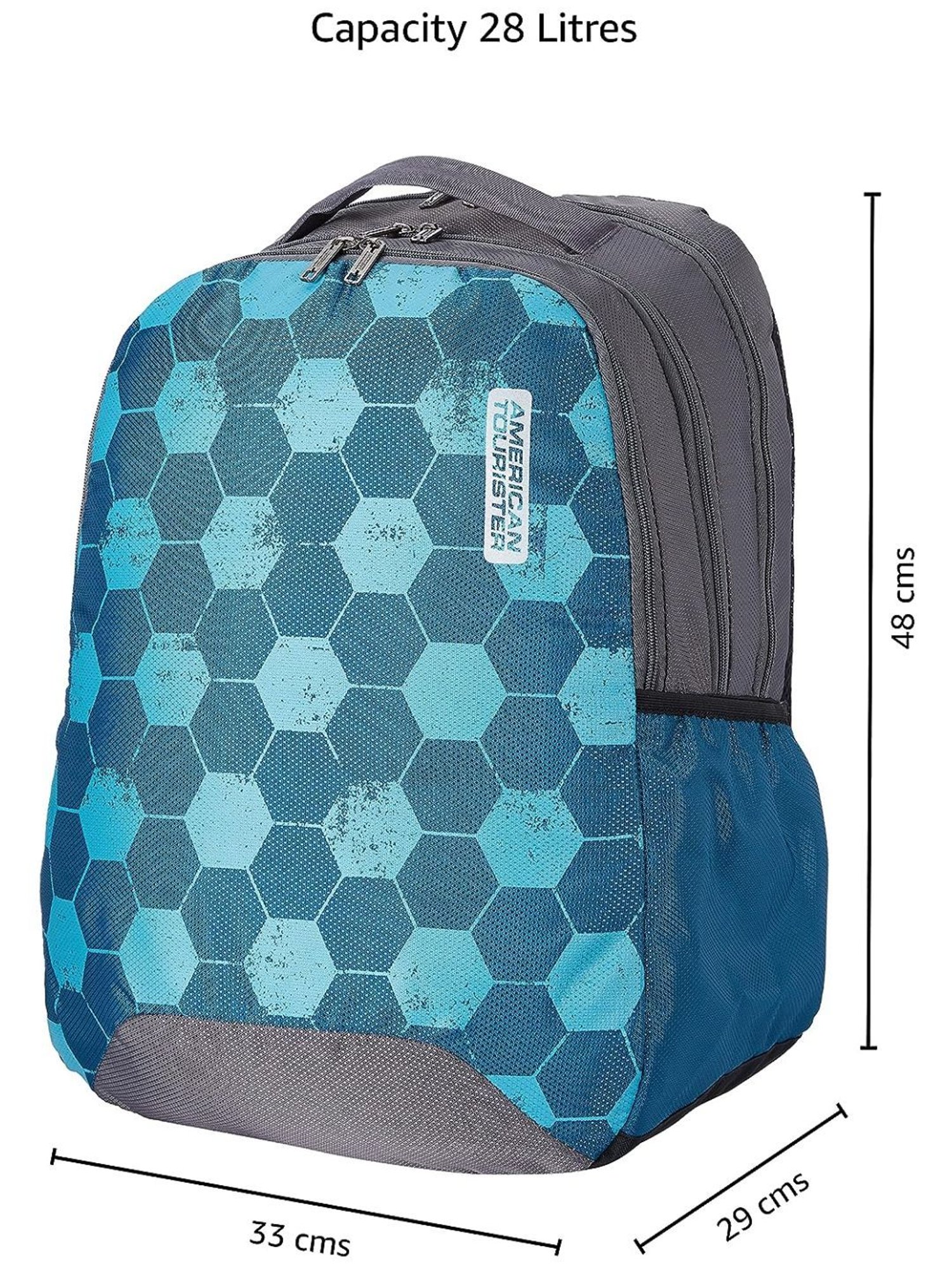 American Tourister Bounce 28 Ltrs Blue Medium Backpack