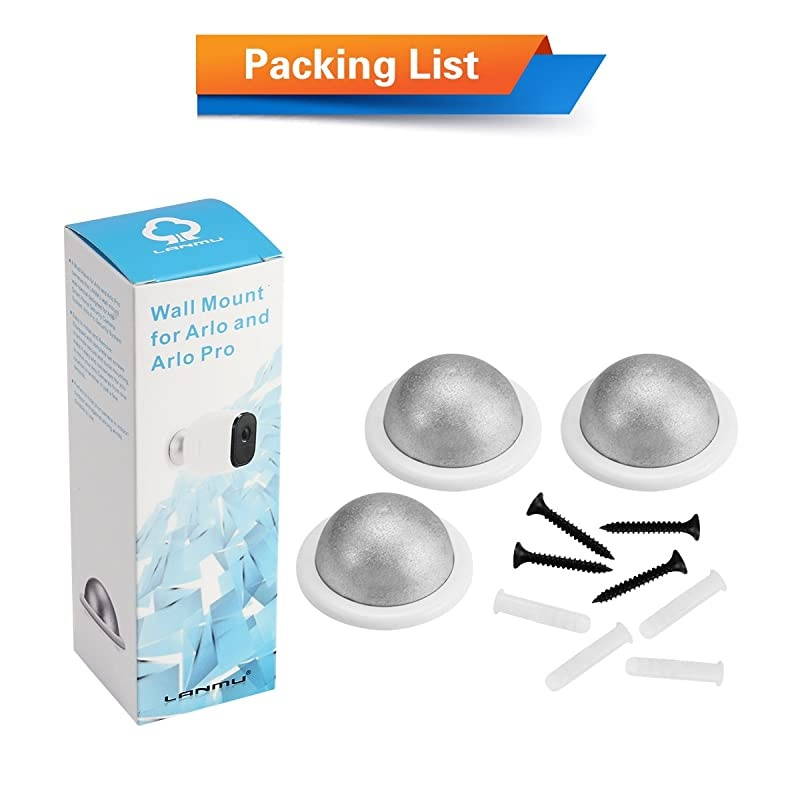 Magnetic Wall Mount Compatible with Arlo VMC3030/Pro/Pro 2 Security Camera,360 Degree Rotation Mounting Bracket (Incompatible with Arlo Ultra/Pro 3/Essential)