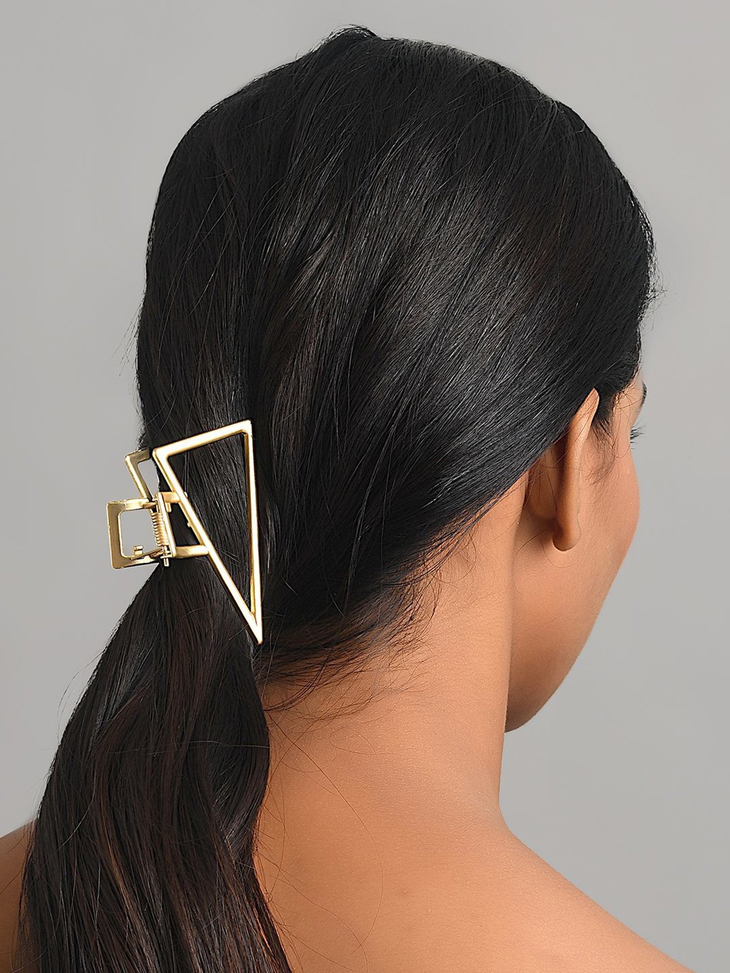 ToniQ Golden Hoop Hair Clutch