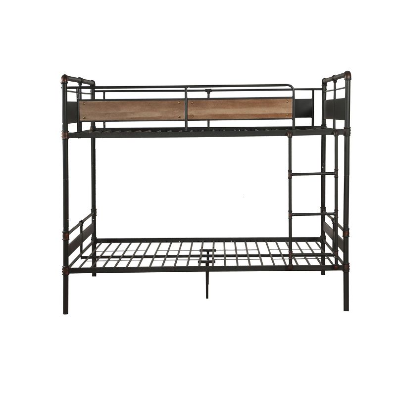 Queen/Queen Brantley li Bunk Bed Sandy Black/Dark Bronze - Acme Furniture