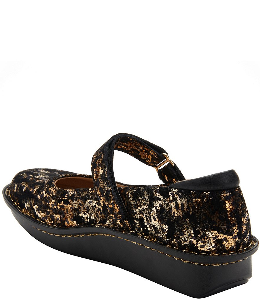 Alegria Belle Printed Leather Mary Janes
