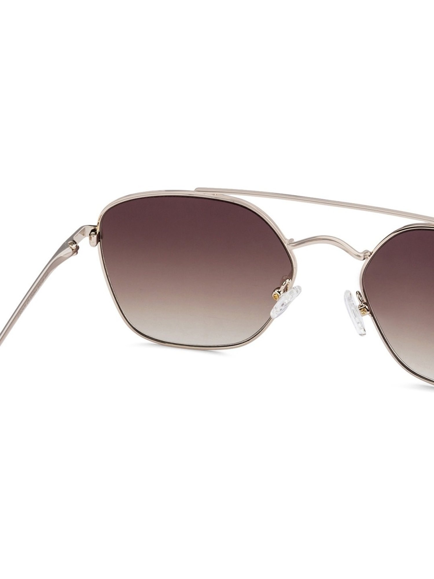 John Jacobs JJ S12471 Brown Square Sunglasses