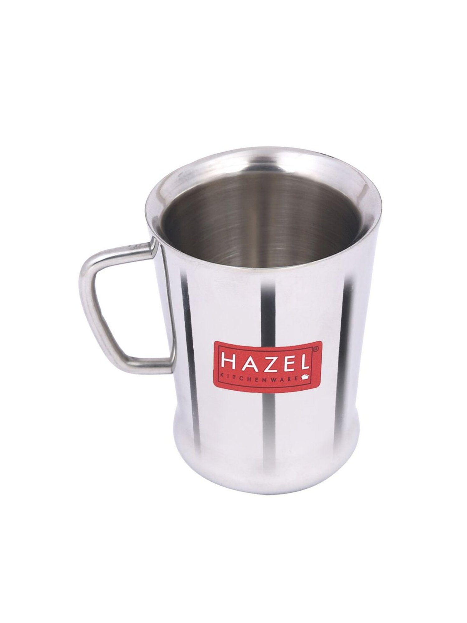 HAZEL Silver Stainless Steel Tea & Coffee Spice Cup - Set of 1