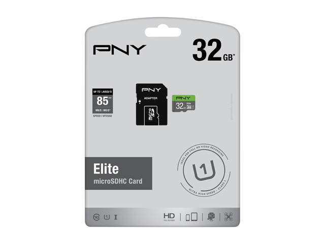 PNY 256GB Elite-X microSDXC UHS-I/U3 Class 10 Memory Card with Adapter, Speed Up to 100MB/s (P-SDU256U3100EX-GE)