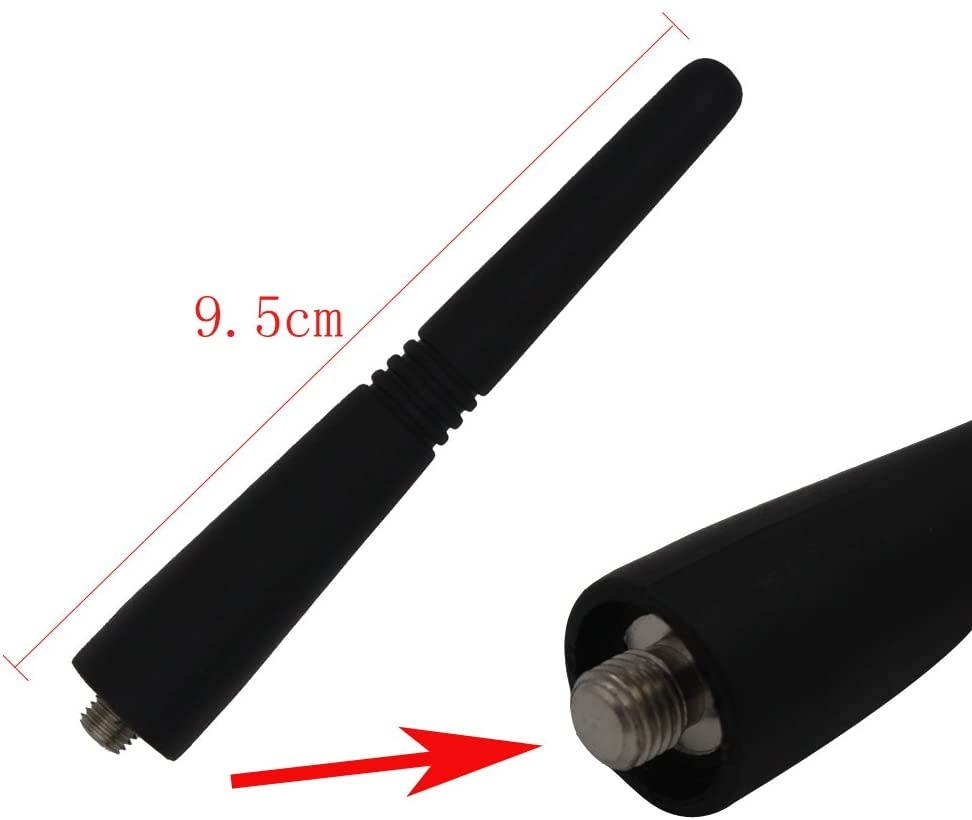 AOER 3.5 Inch (9CM) UHF Antenna 400-470 MHz for Walkie Talkie Motorola Radio CT450 CP040 CP140 EP350 EP450 GP338 GP338 Plus GP340 PRO5150 PRO7150 PTX600 PTX700 SP50 SP10