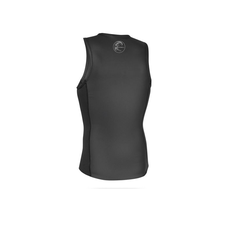 O'Neill O'Riginal 2 MM Thick Front Full Zip Neoprene Vest, Size X Large, Black