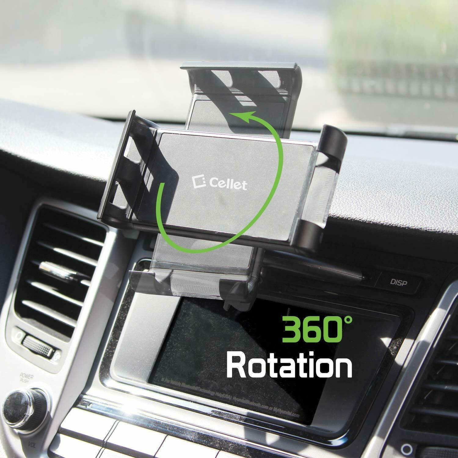 Cellet Car CD Slot Tablet Mount for iPad Air, Pro, Mini, Galaxy Tab S6 S5e S4 A