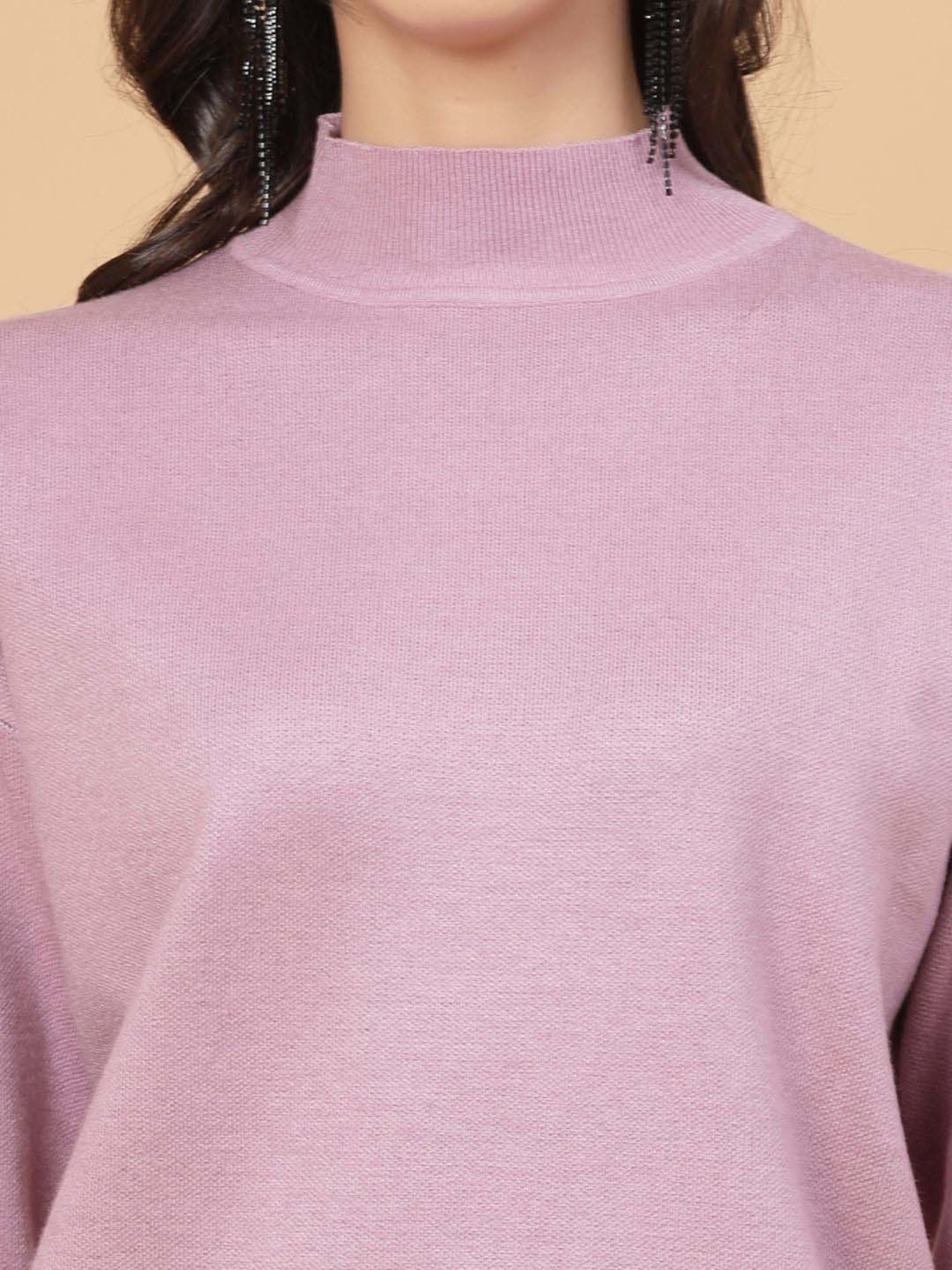 Mafadeny Lilac Plain Top Pants Set